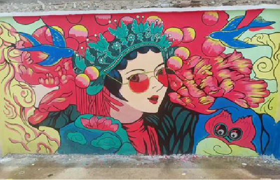 东山墙体彩绘-网红墙