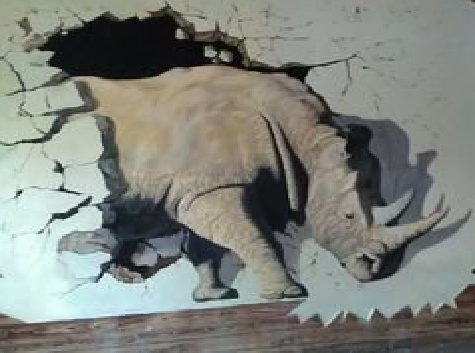 东山在墙绘中，如何绘制3D效果？