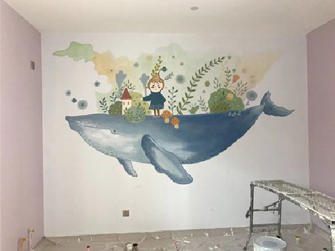 东山手绘墙的特点及优势。